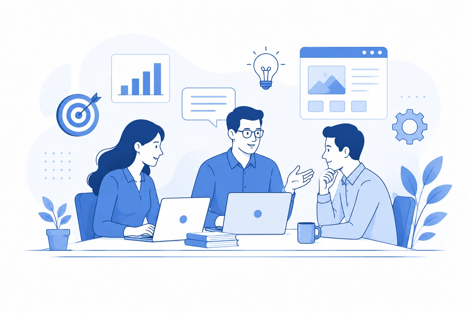 KPIS team collaborating on custom software and process automation solutions
